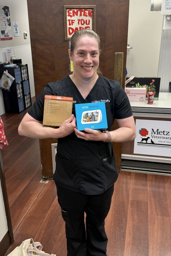 Audrey with her 3rd place prizes 