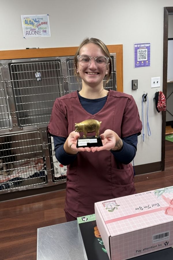Kyleigh with her 1st place trophy